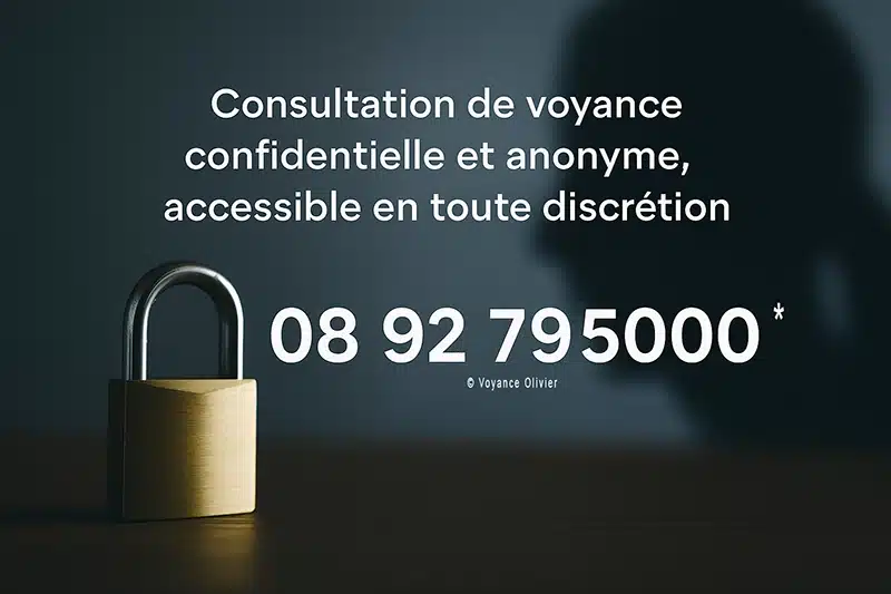 Consultation de voyance confidentielle et anonyme, accessible en toute discrétion