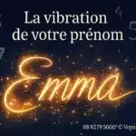 Numérologie prénom – illustration de la vibration du prénom Emma
