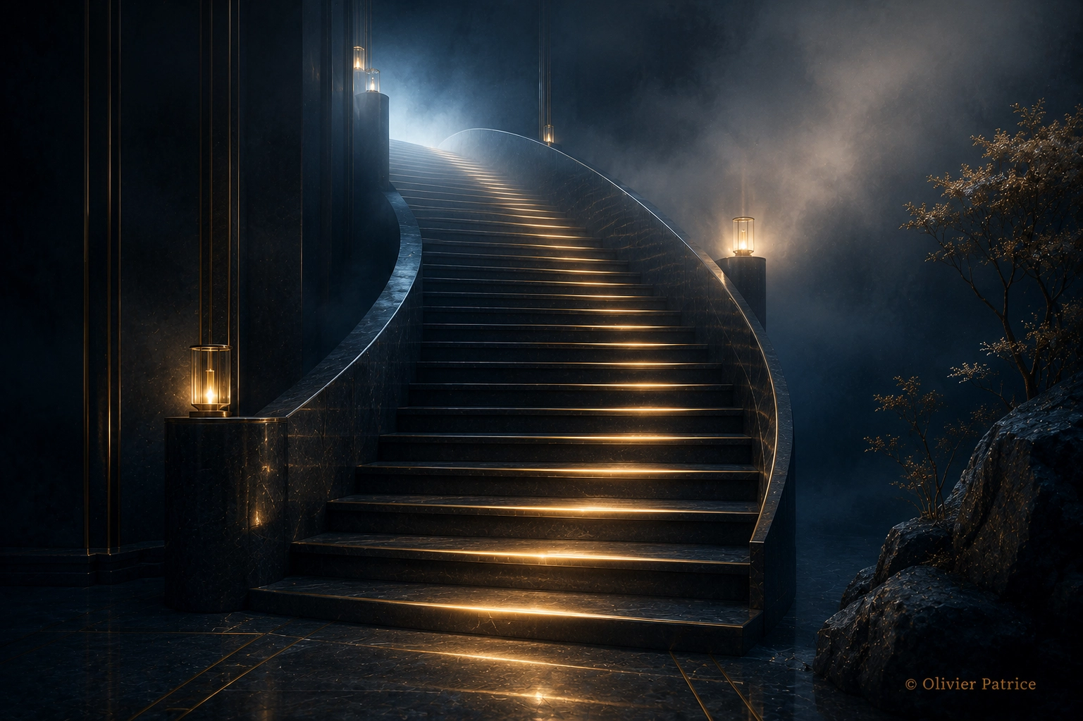 rêver d’un escalier progression, effort ou changement de niveau