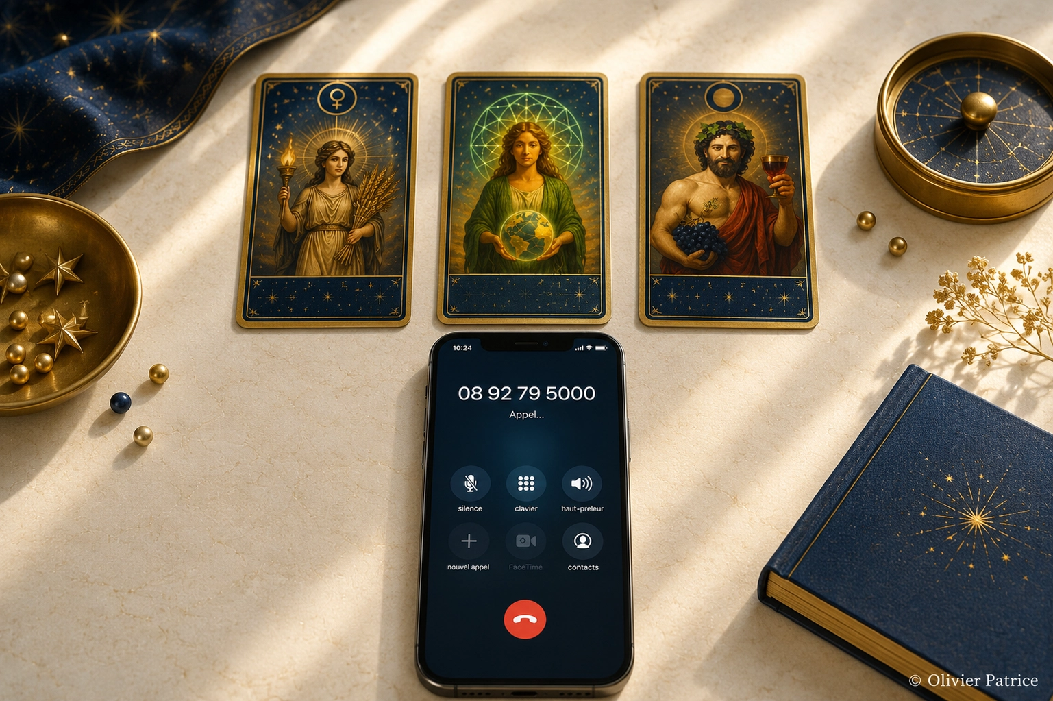 Silence radio en voyance avec téléphone éteint et prise de recul